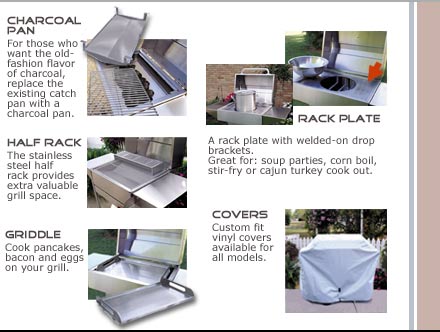 stainless steel grill accessories